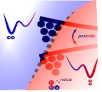 Graphical abstract: Driving a macroscopic oscillator by the stochastic motion of a hydrogen molecule